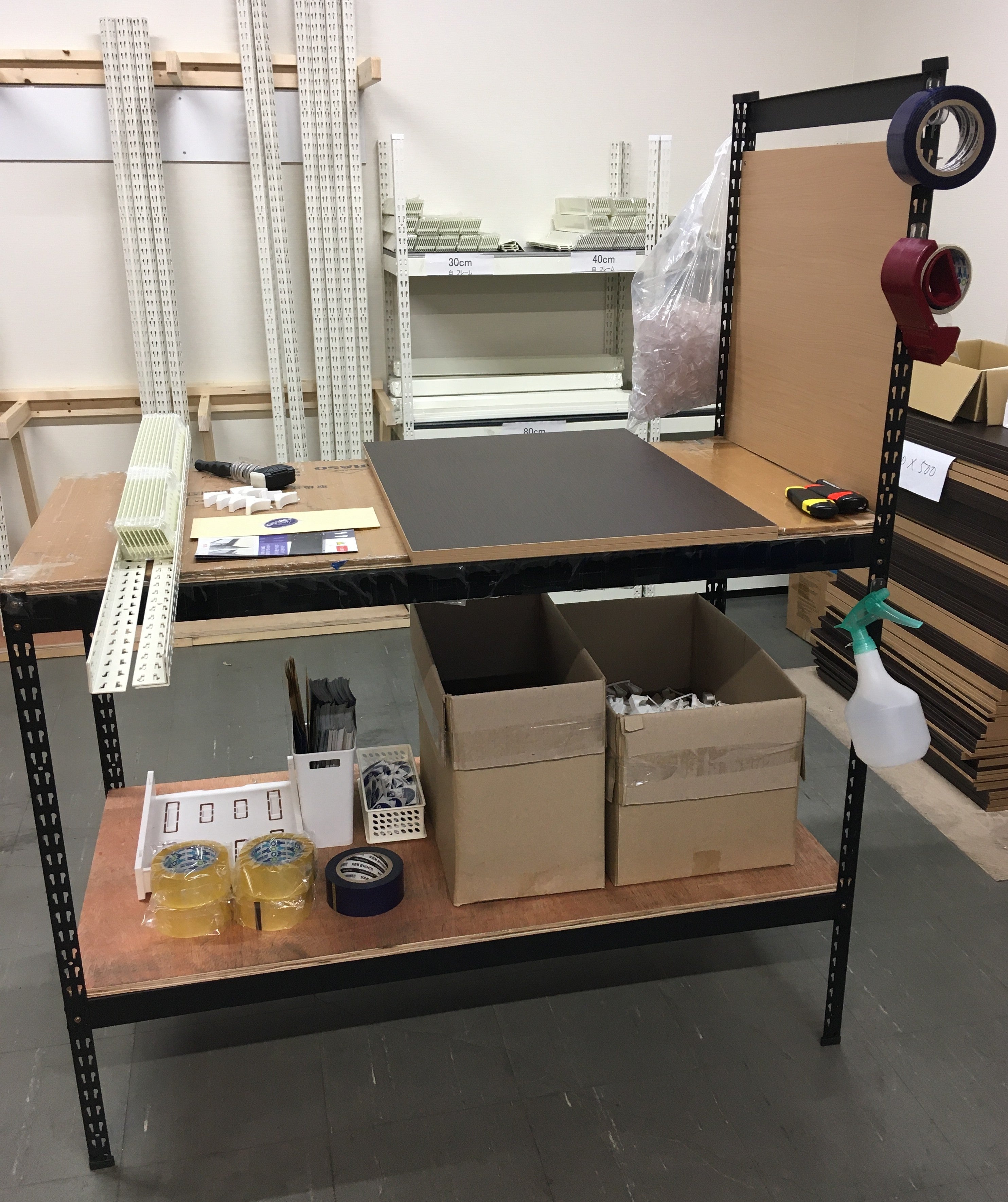 【収納ラック araso (アラソ) 】arasoスチールラックで作業台を作ろう！