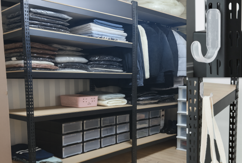 【収納ラック ARASO (アラソ) 】ARASOスチールラックでスッキリ！衣類収納棚