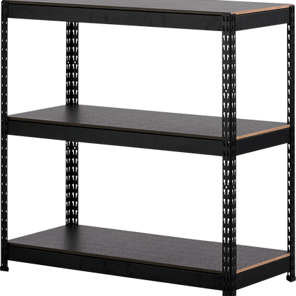 【製品詳細】ARASO 3段 メタルラック 高さ150cm ブラック。1本支柱ならではの揺るぎない剛性。出し入れしやすい高さ設定と10cm刻みの幅・奥行き選択で、あらゆる空間に「必然のシンデレラフィット」する頑丈棚。
