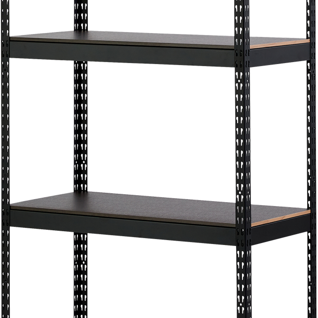 ARASO スチールラック 4段 高さ210 cm 1本支柱タイプ｜幅と奥行が選べる｜家庭用・倉庫・店舗向けの頑丈設計｜送料無料