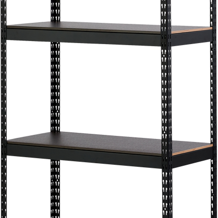 ARASO スチールラック 4段 高さ90 cm 1本支柱タイプ｜幅と奥行が選べる｜家庭用・倉庫・店舗向けの頑丈設計｜送料無料